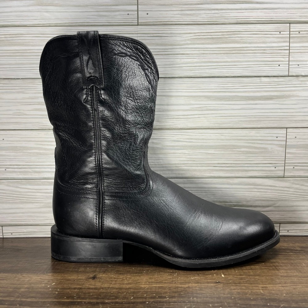 Twister‎ X Western Roper Men's Black Boots - Men's Size 8 (C)